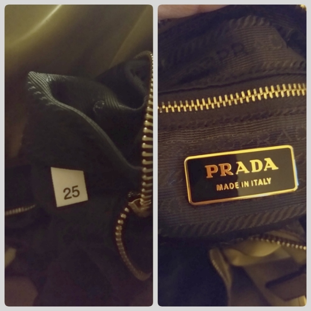 Auth Prada Tessuto Bag, awesome! Leather & Nylon - Picture 5 of 8